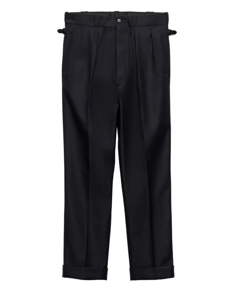 Prada Plissierte Hose - Blau Blau