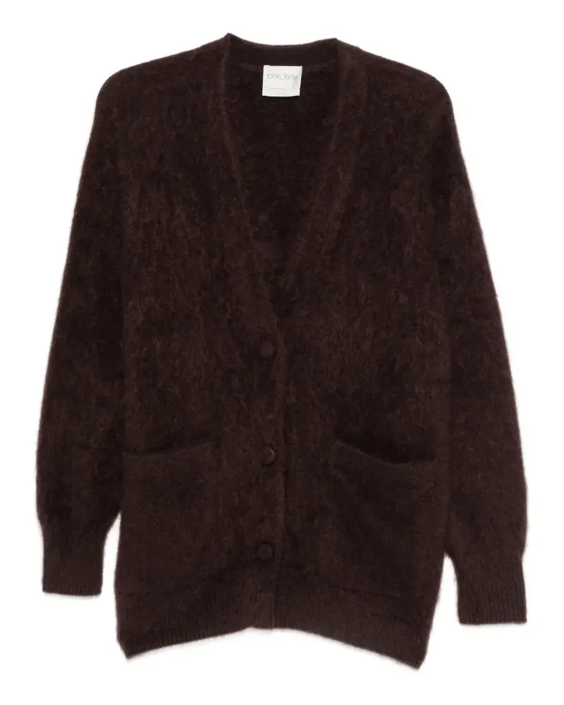 forte_forte Gestrickter Cardigan - Braun Braun