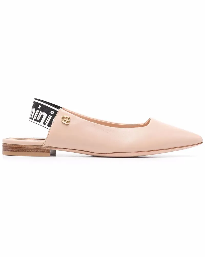 Baldinini Spitze Slingback-Ballerinas - Nude Nude
