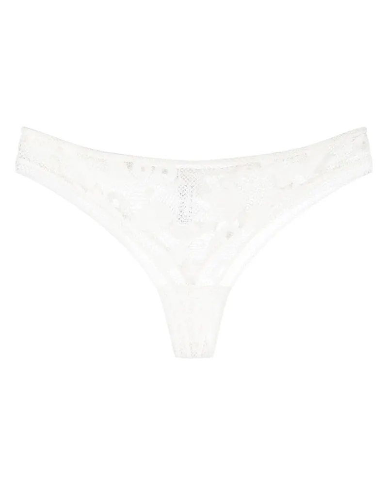 Eres Tanga mit Spitze - Weiß Weiß