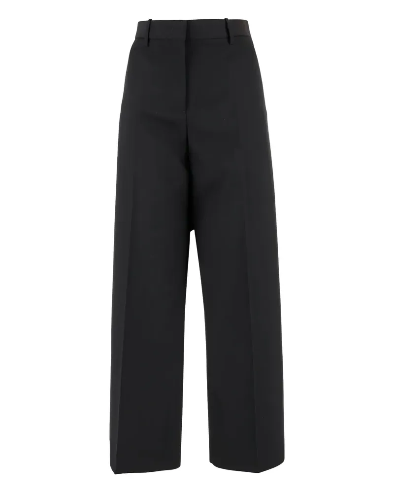 Jil Sander Hose aus Wolle - Schwarz Schwarz