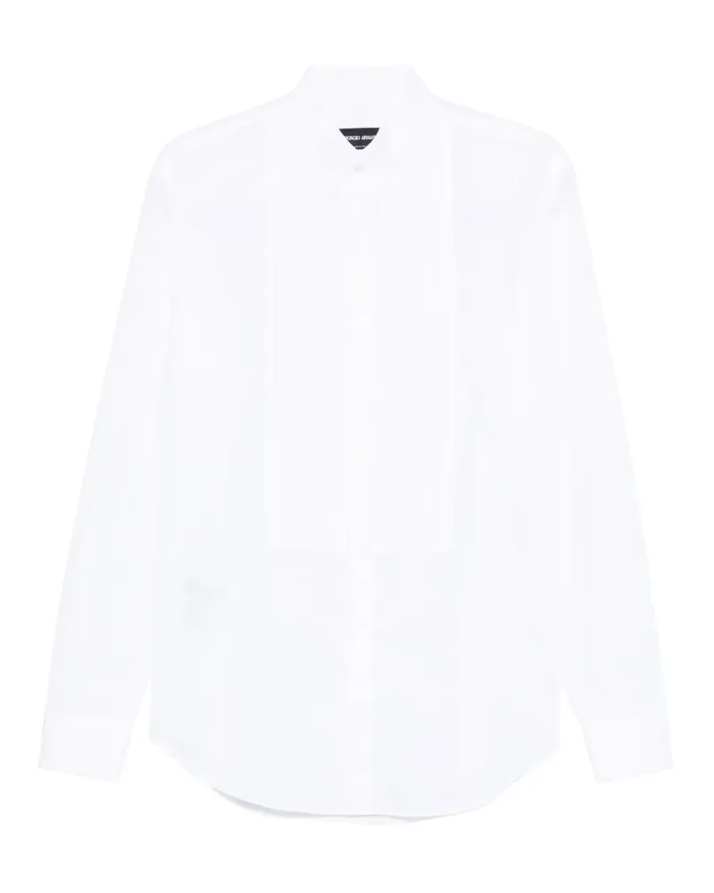 Giorgio Armani Hemd mit Falten - Weiß Weiß