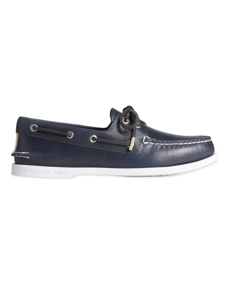 Sperry Top Sider lace-up leather boat shoes - Blau Blau