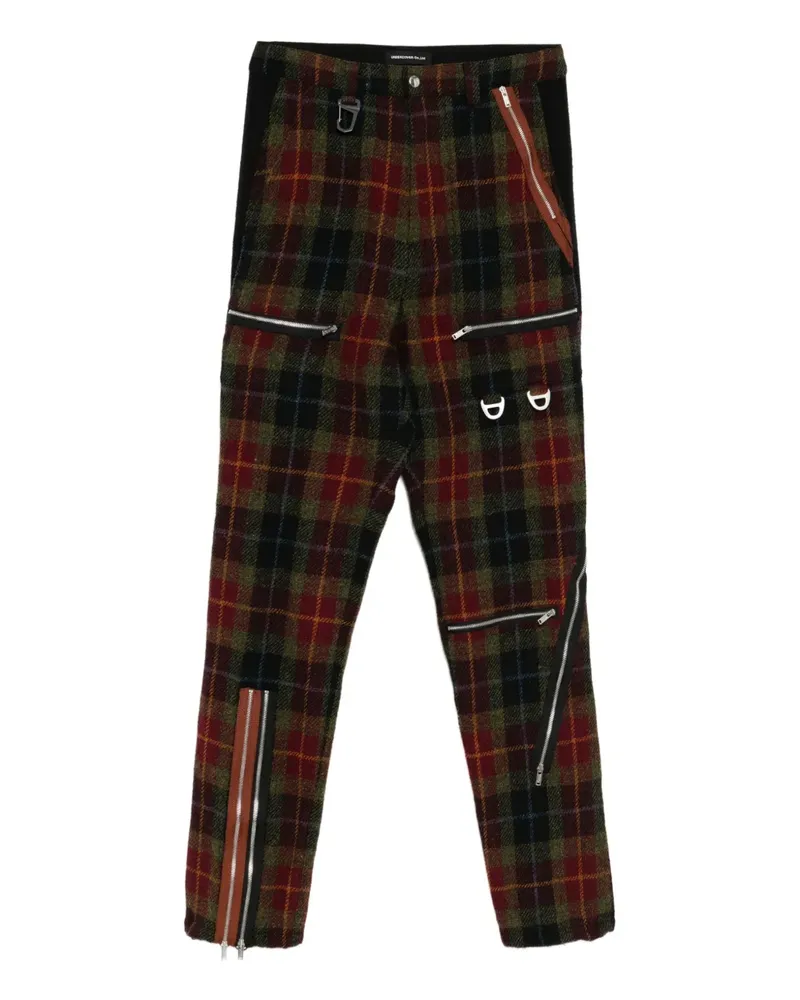 Undercover Karierte Hose - Schwarz Schwarz