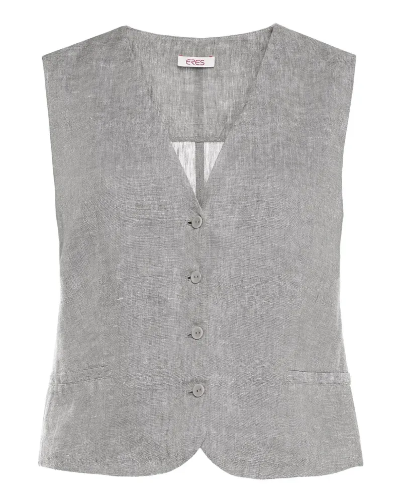 Eres Weste mit Knopfverschluss - Grau Grau