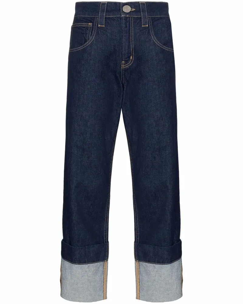 Frame Denim Cropped-Jeans - Blau Blau