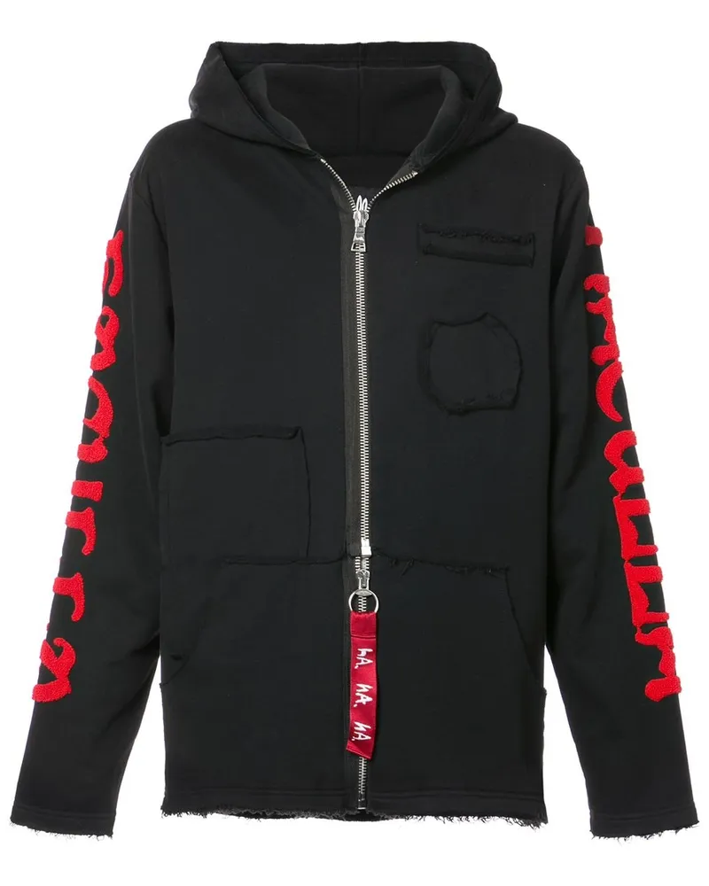 Haculla Shocked 2 Death hoodie Schwarz