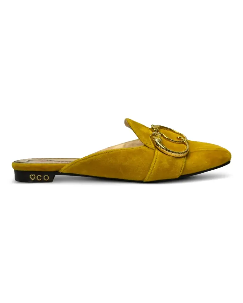 Charlotte Olympia 2010s Mules mit Schnallendetail - Gelb Gelb