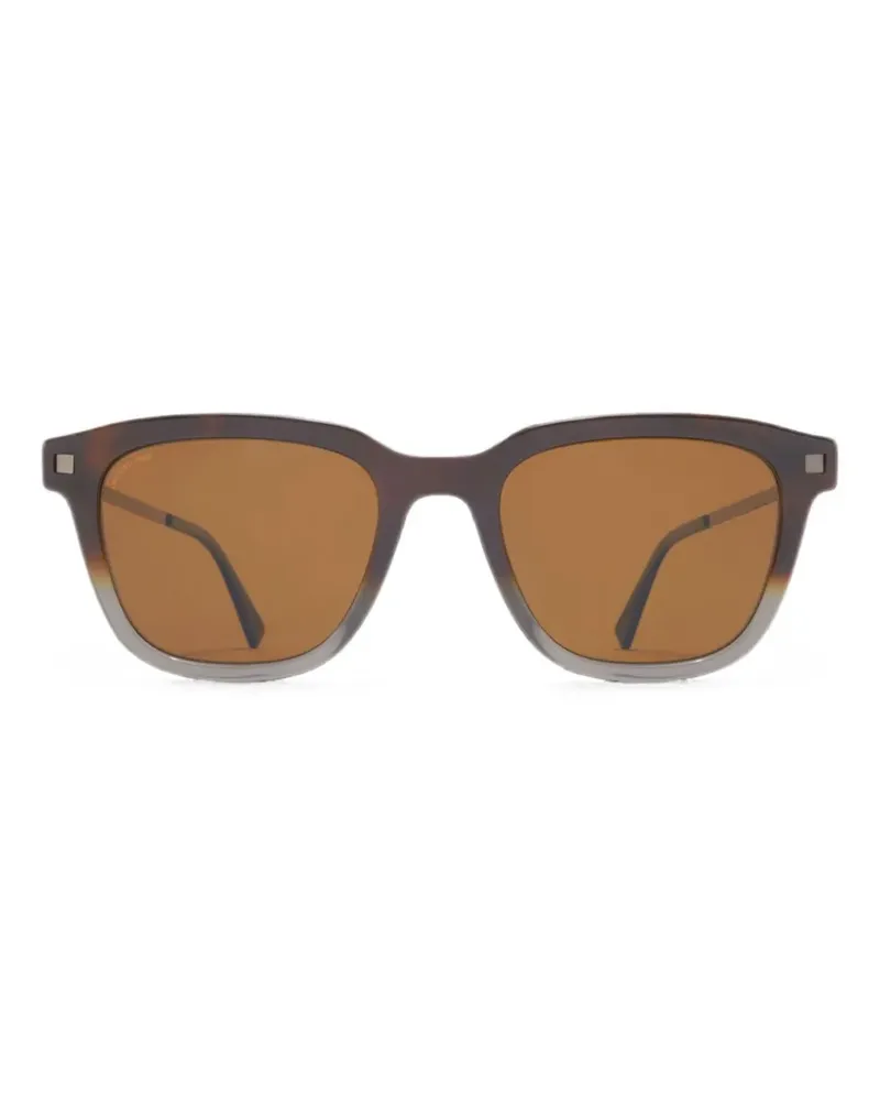 Mykita Eckige Holm Sonnenbrille - Braun Braun