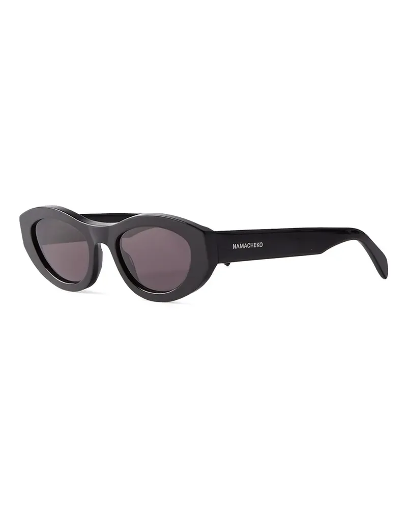 Namacheko Sonnenbrille mit ovalem Gestell - Schwarz Schwarz