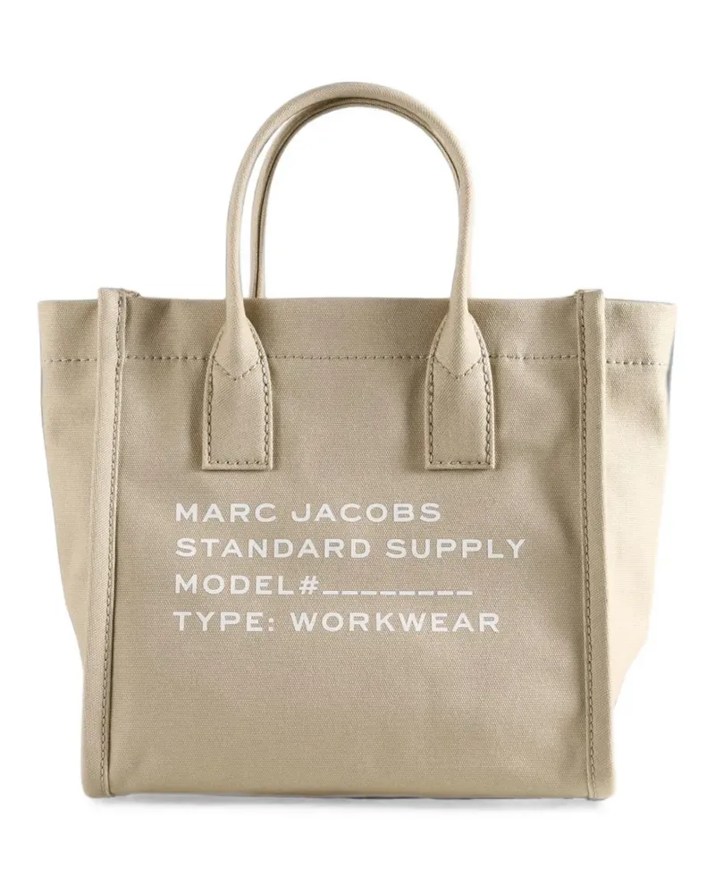 Marc Jacobs Shopper aus Canvas mit Logo-Print - Nude Nude