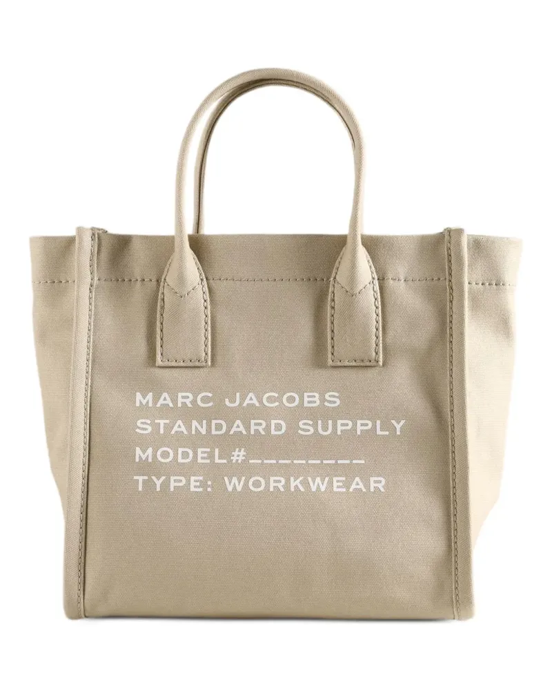 Marc Jacobs Shopper aus Canvas mit Logo-Print - Nude Nude