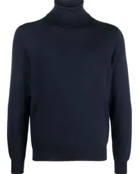 Kiton Pullover mit Rollkragen Blau