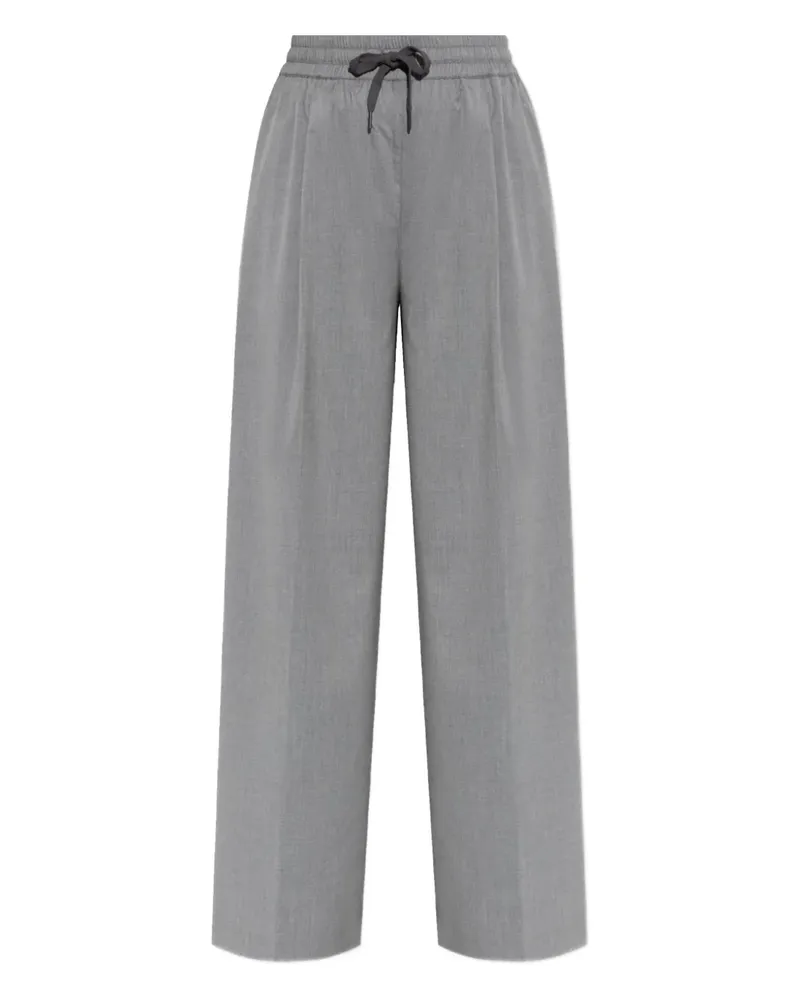 Samsøe & Samsøe Bundfaltenhose mit weitem Bein - Grau Grau
