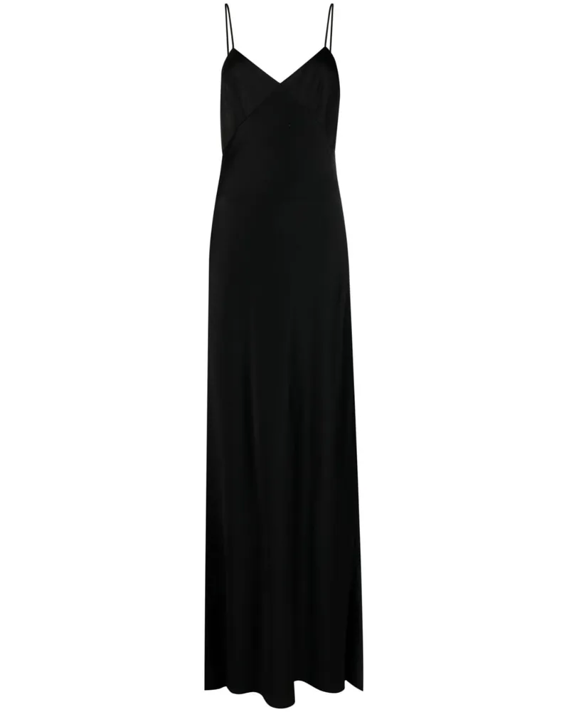 Max Mara Camisole-Kleid aus Satin - Schwarz Schwarz