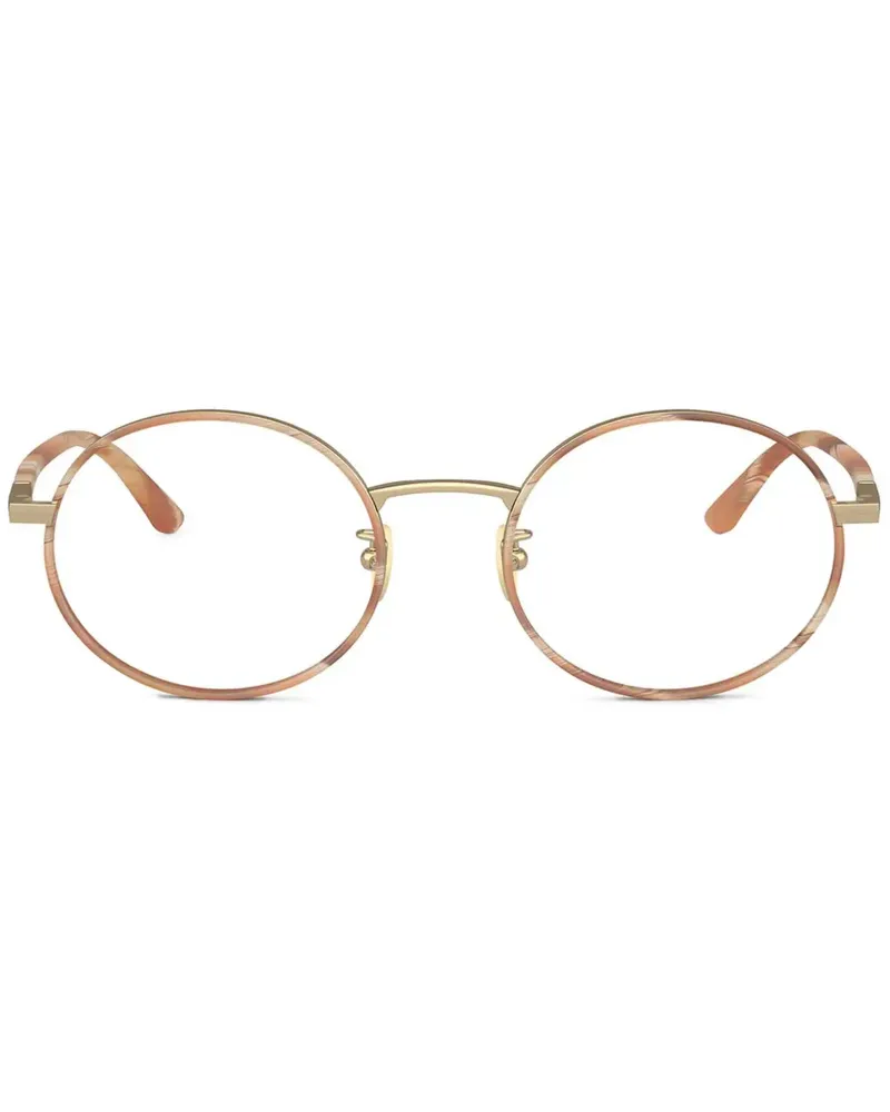 Giorgio Armani Brille mit rundem Gestell - Gold Gold