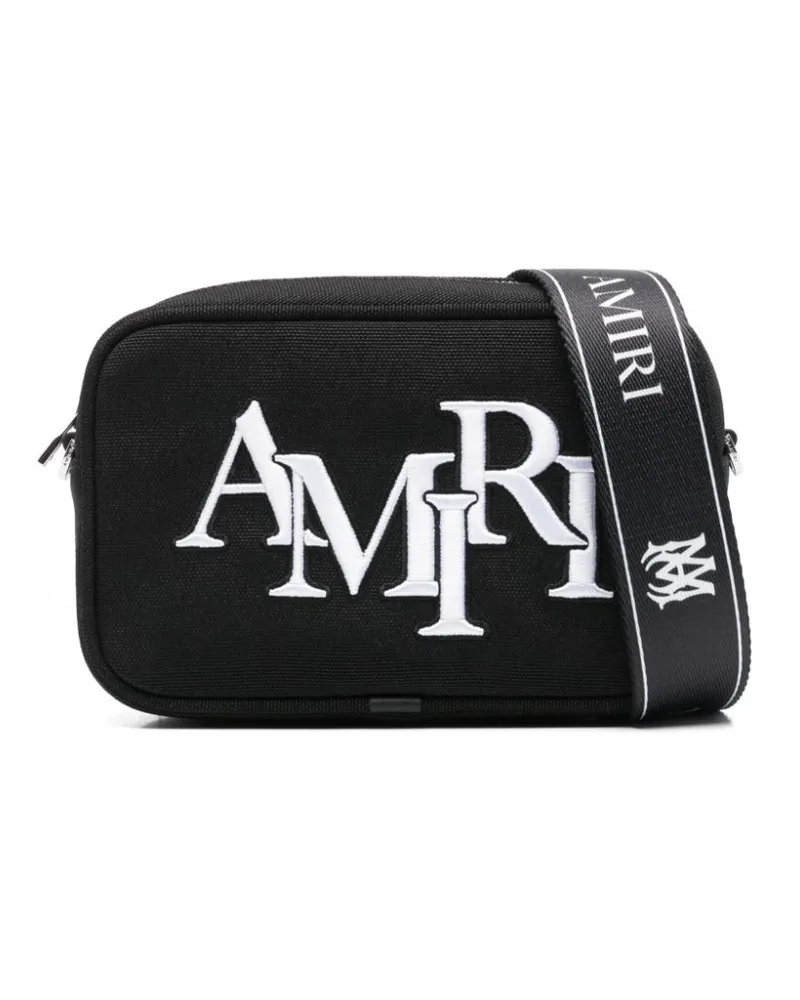 Amiri Staggered Kuriertasche - Schwarz Schwarz