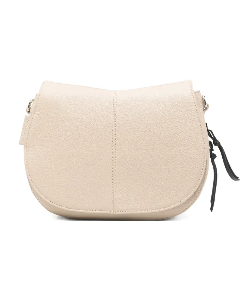 Cromia leather cross body bag - Nude Nude