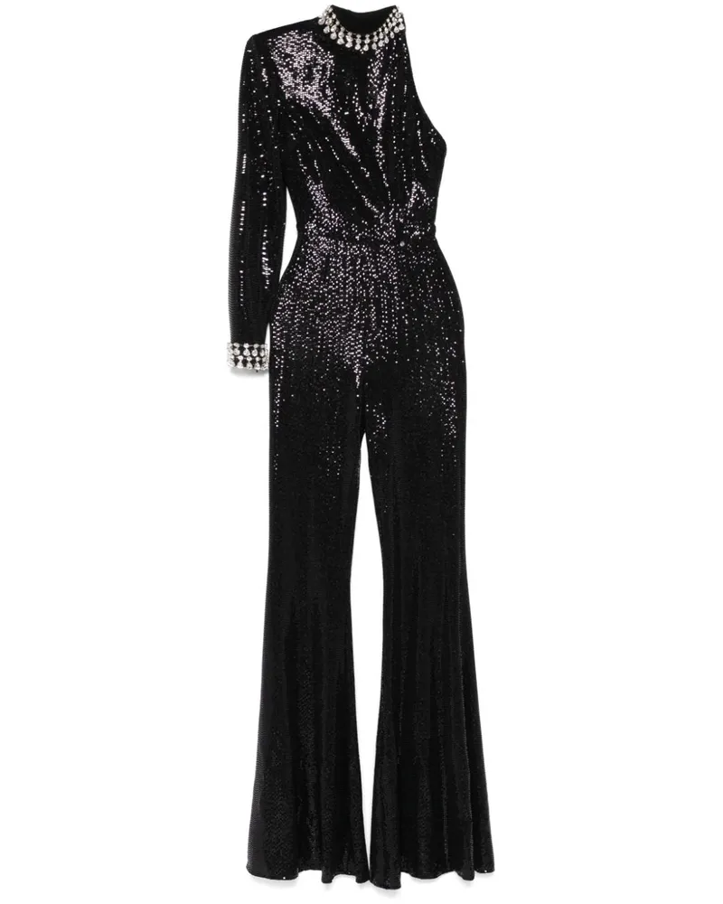 NISSA Jumpsuit mit Pailletten - Schwarz Schwarz