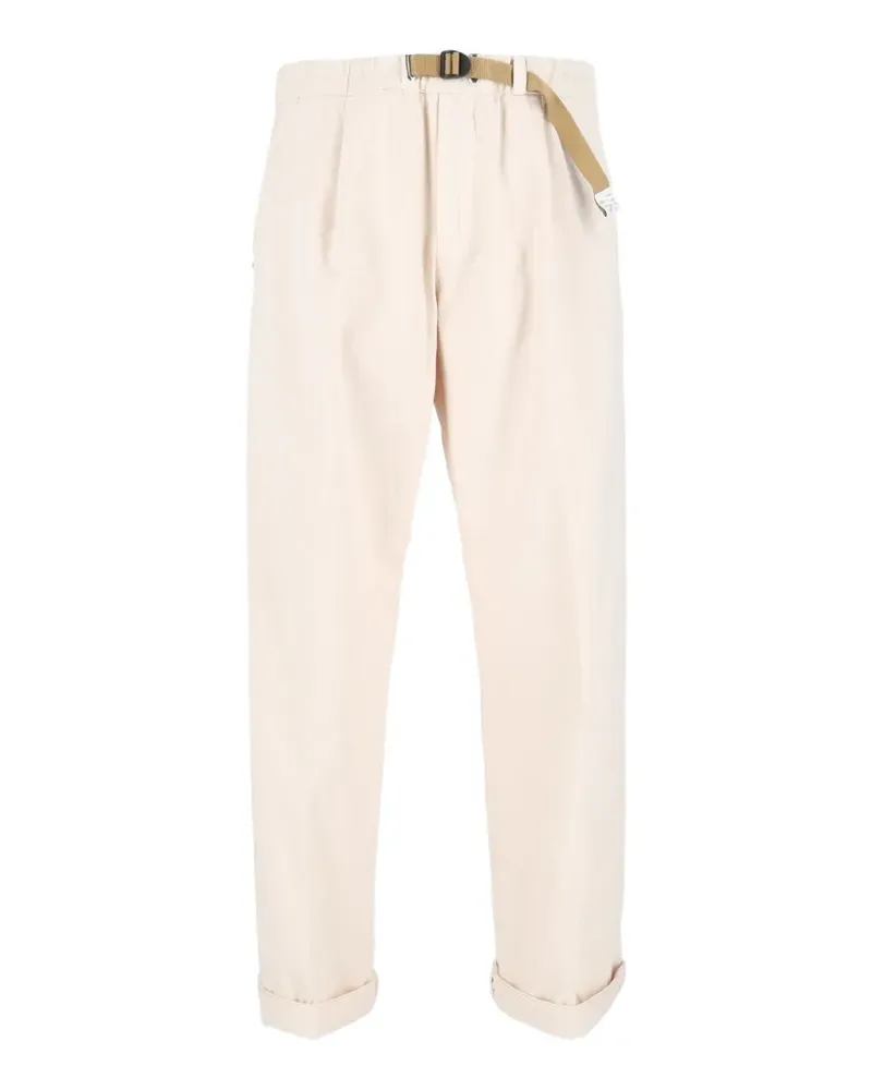 PLAN C belted pleated trousers - Weiß Weiß