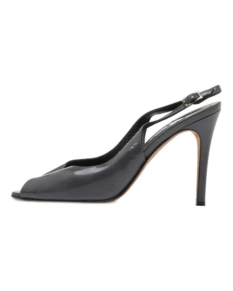 Gina open-toe slingback sandals - Grau Grau