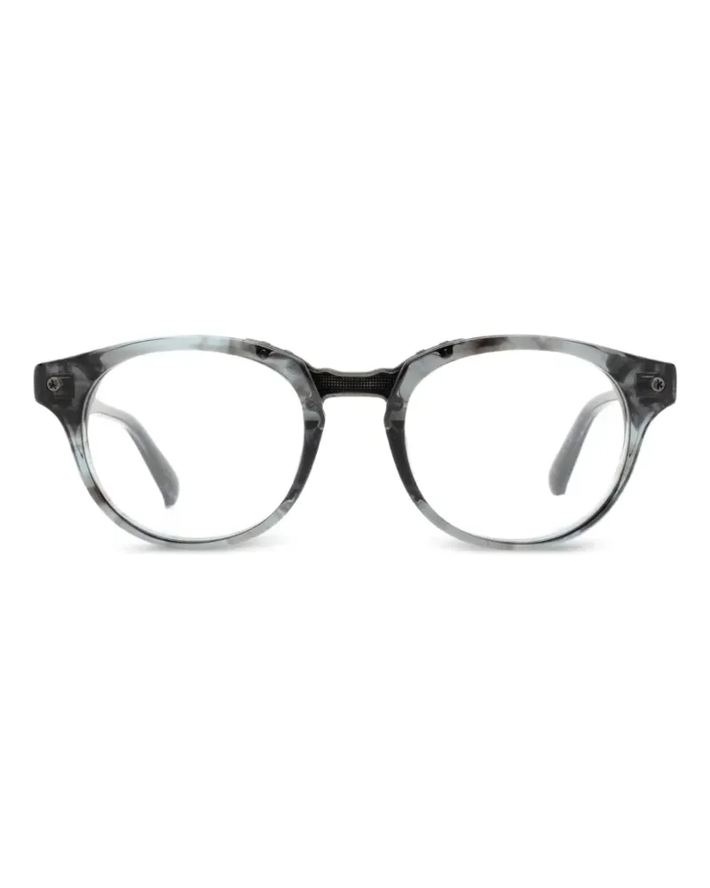 Yohji Yamamoto round-frame glasses - Grau Grau
