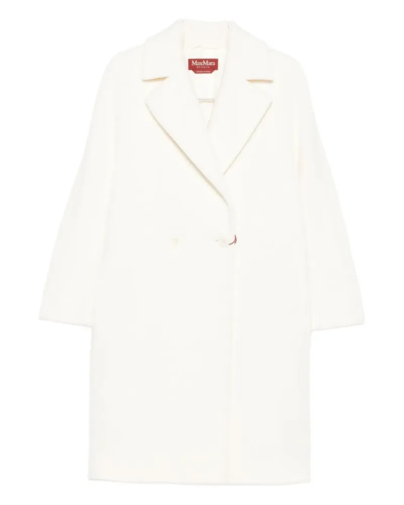 Max Mara double-breasted coat - Weiß Weiß