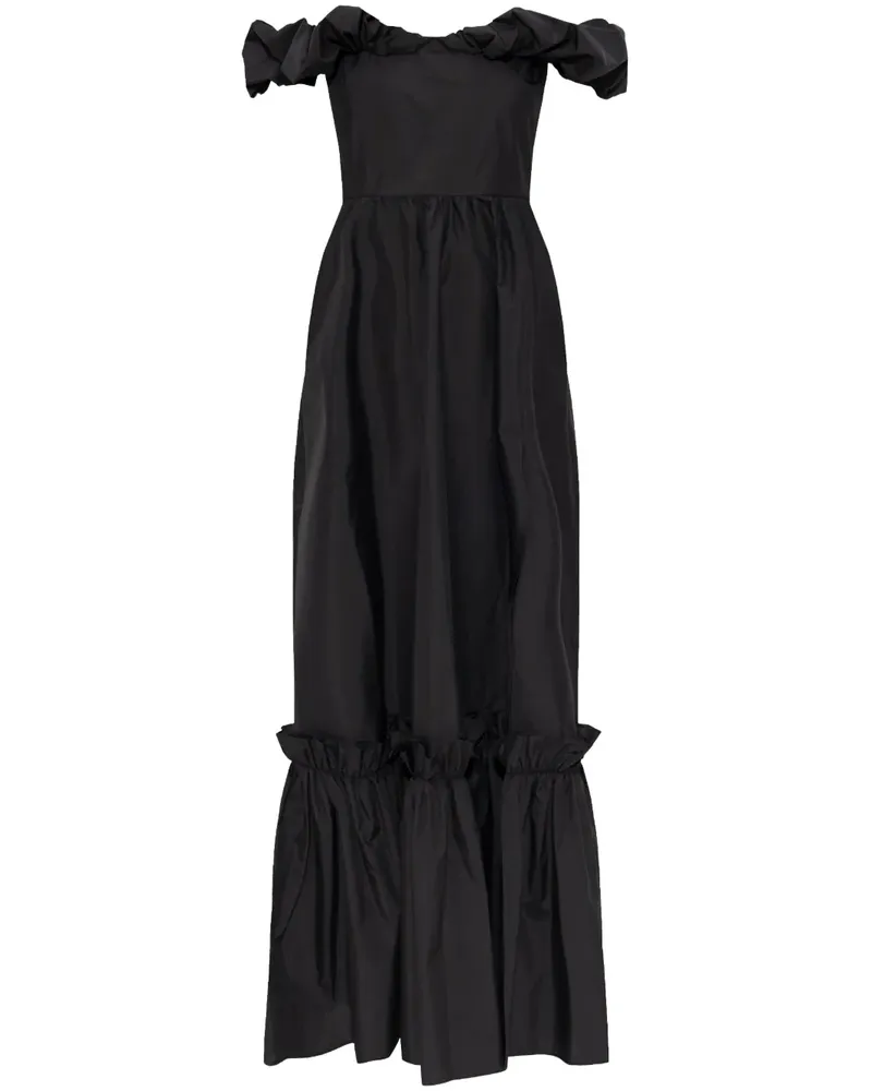 LoveShackFancy Ferra Kleid - Schwarz Schwarz