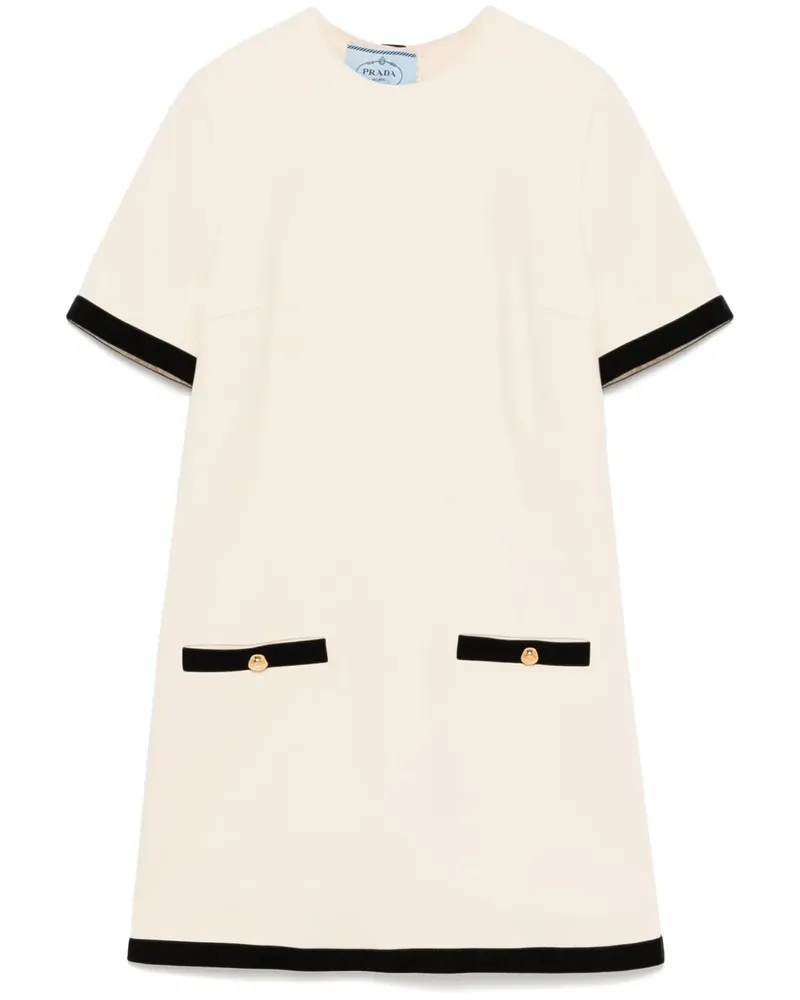 Prada Sablè Minikleid - Nude Nude