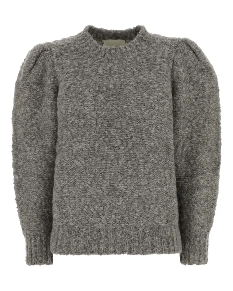Isabel Marant Emma Pullover mit Puffärmeln - Grau Grau
