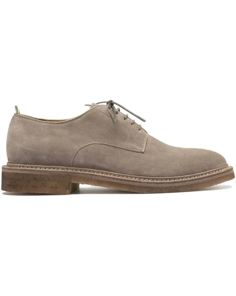 Officine Creative Italia Derby-Schuhe aus Wildleder - Nude Nude