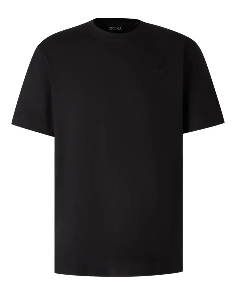 Ermenegildo Zegna Klassisches T-Shirt - Schwarz Schwarz