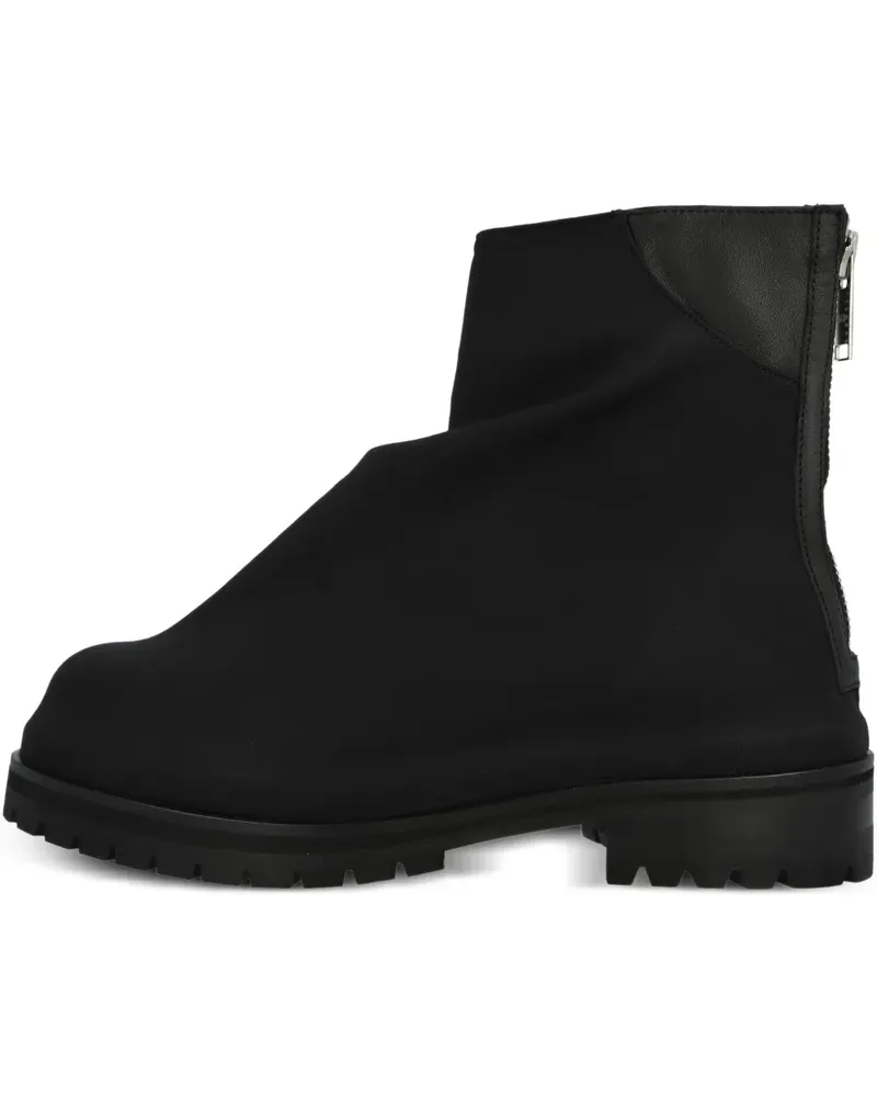 FourTwoFour on Fairfax Strukturierte Marathon Stiefel - Schwarz Schwarz