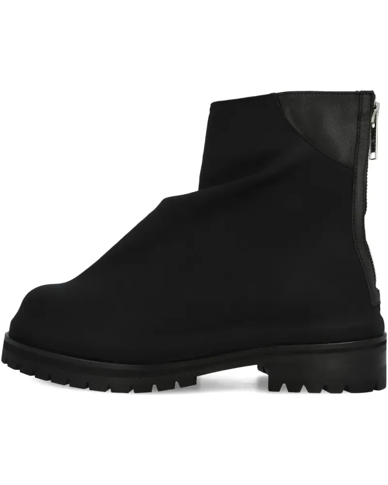 FourTwoFour on Fairfax Marathon textured boots - Schwarz Schwarz