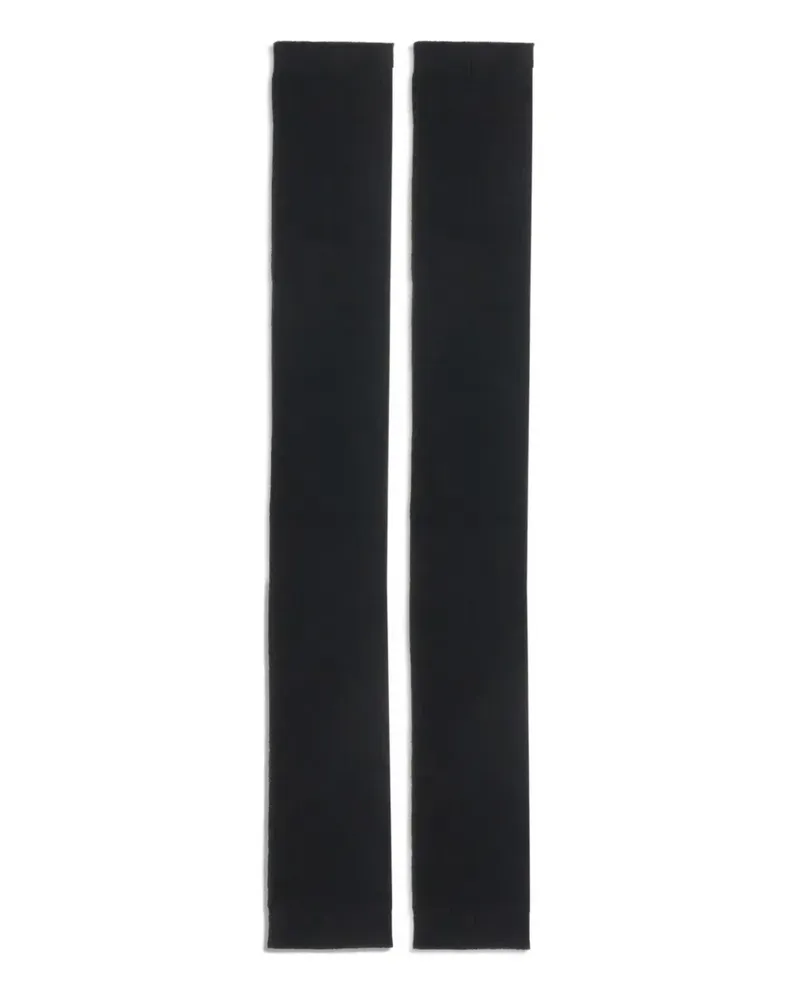 Sa Su Phi ribbed cashmere gloves - Schwarz Schwarz