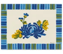 Set aus vier Tea Flower Tischsets - Blau