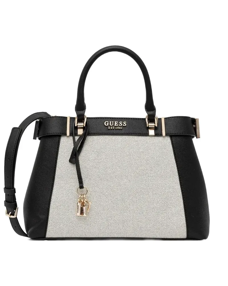 Guess Tote Bag aus Canvas - Schwarz Schwarz