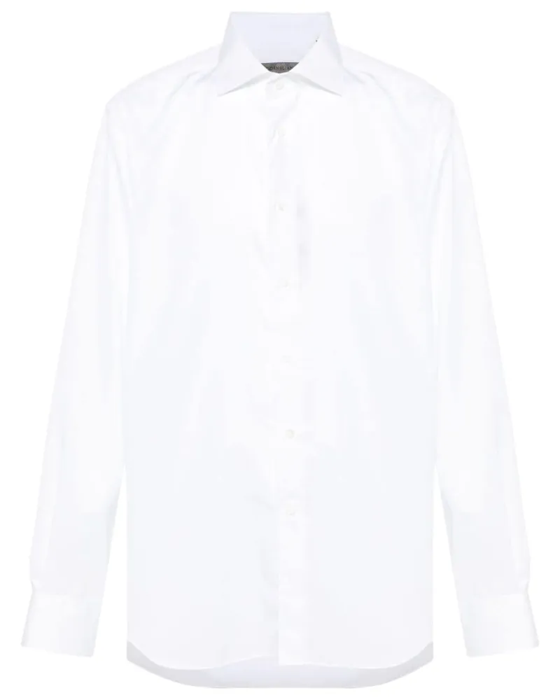 Corneliani Klassisches Hemd - Weiß Weiß