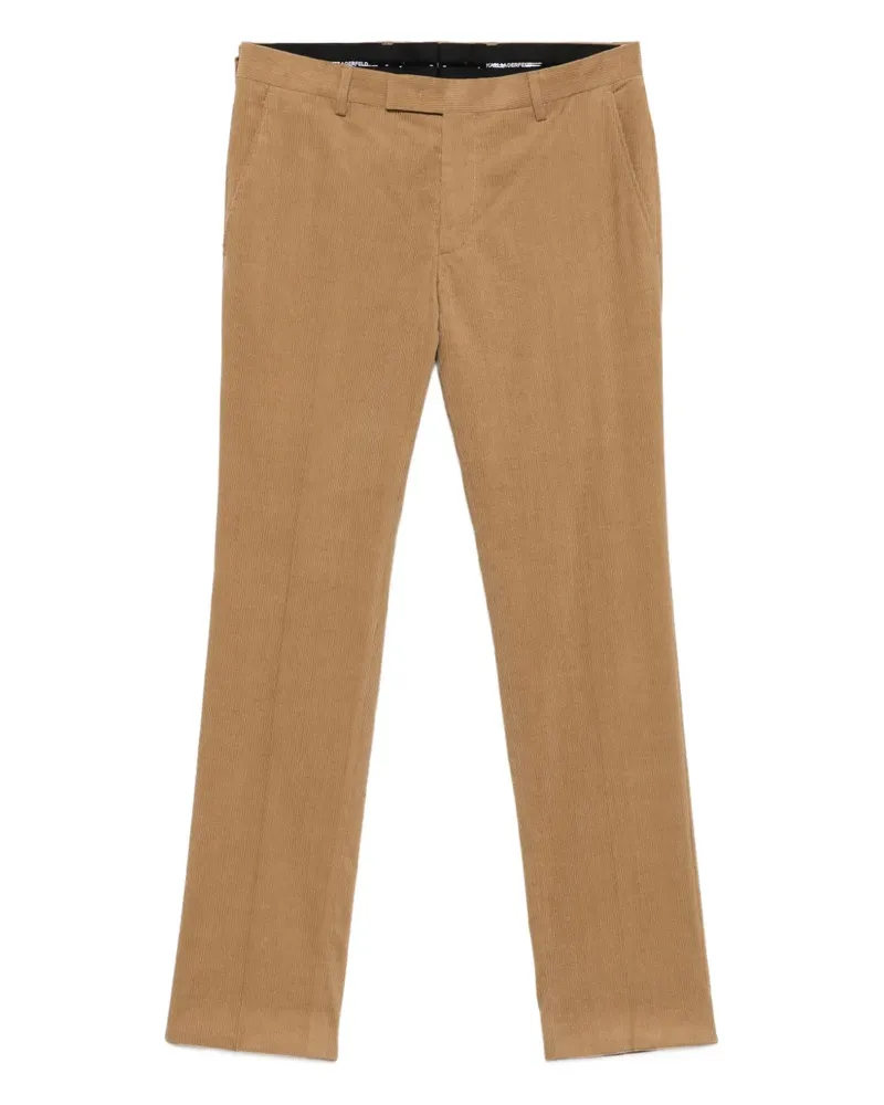Karl Lagerfeld corduroy trousers - Braun Braun