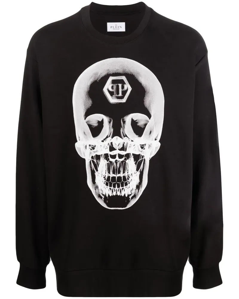 Philipp Plein Sweatshirt mit Totenkopf-Print - Schwarz Schwarz
