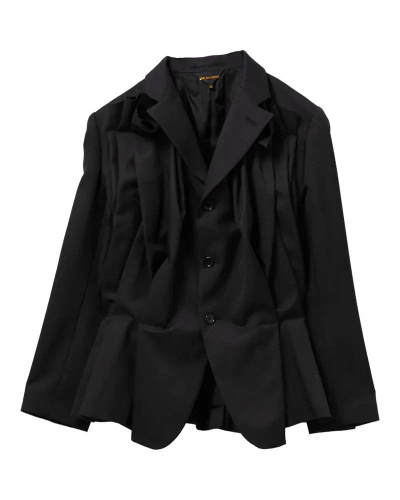 Comme des Garçons pleated jacket - Schwarz Schwarz