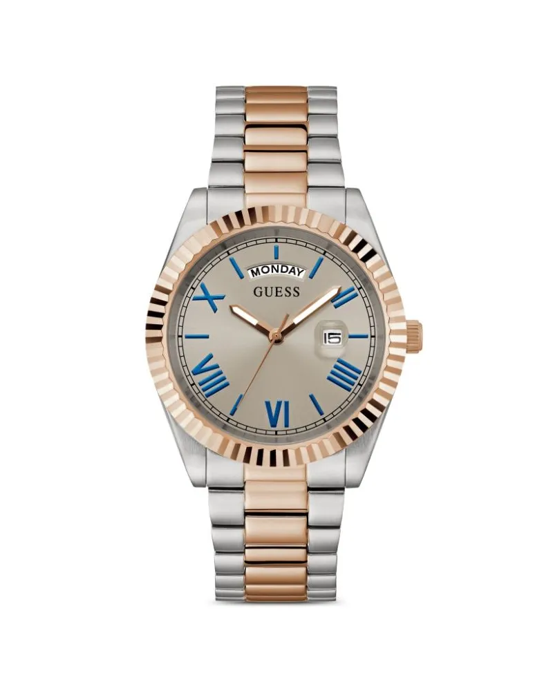 Guess Steel Date 42mm - Nude Nude