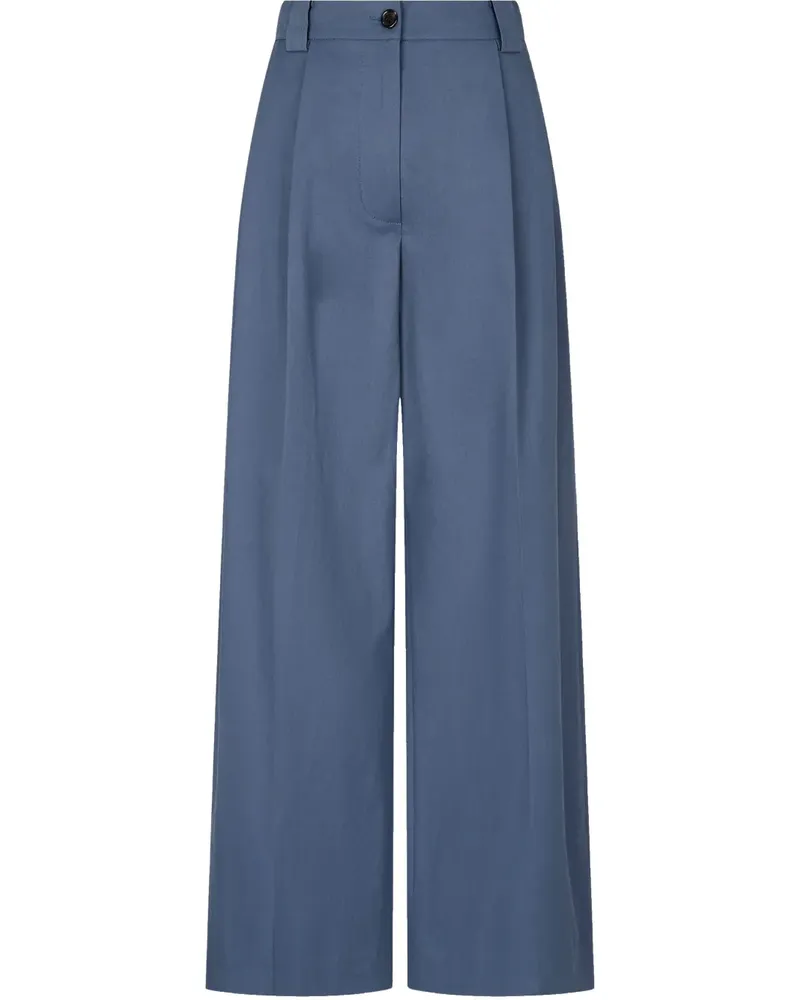 STUDIO TOMBOY Hose mit Bundfalten - Blau Blau