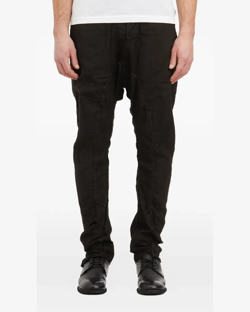 Masnada tapered trousers - Schwarz Schwarz