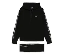 Jogginganzug mit Logo-Print - Schwarz