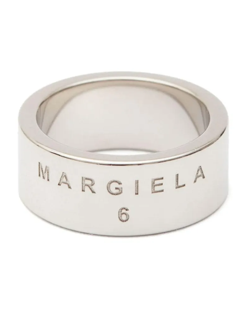 Maison Margiela Minimal Ring mit Gravur - Silber Silber