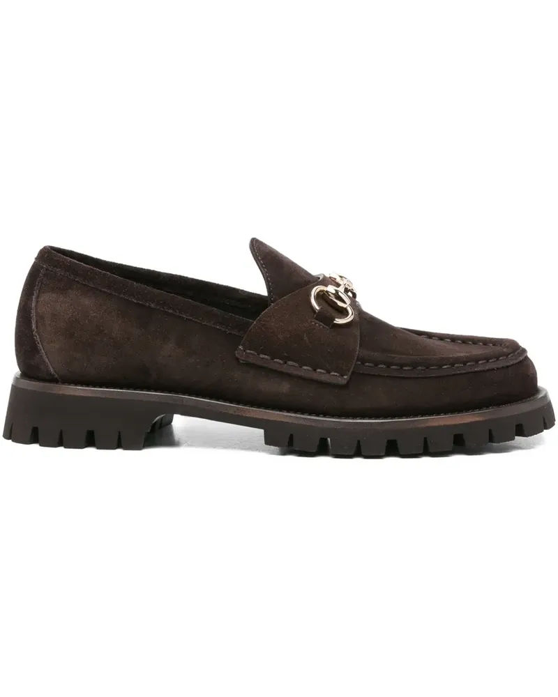 Gucci Loafer mit Horsebit-Detail - Braun Braun