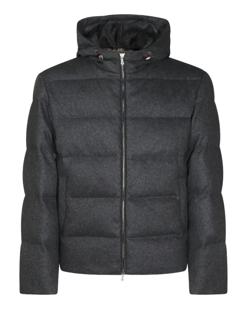 Eleventy padded hooded jacket - Grau Grau