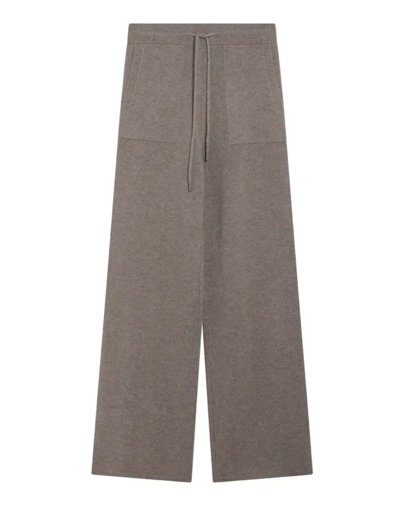Max Mara Weite Hose aus Kaschmirgarn - Sand - Nude Nude