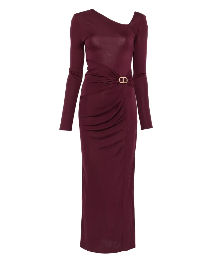 Twin-Set Asymmetrisches Maxikleid - Violett Violett